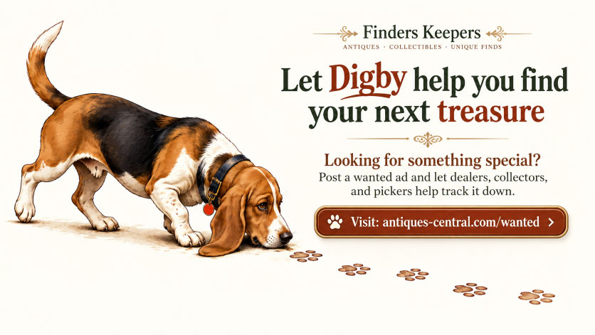 Finders Keepers - Let Digby help you find your next treasure